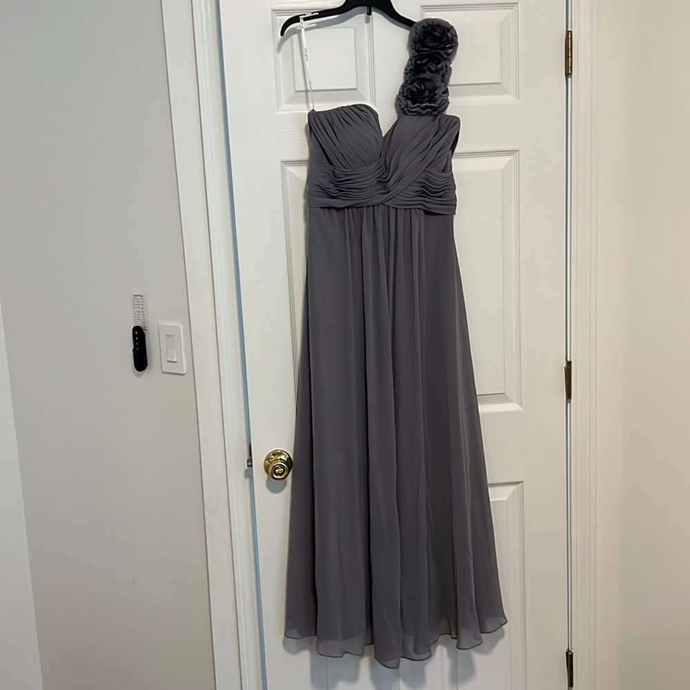 Grey Bari Jay Bridesmaid Dress, worn once, perfect condition.
